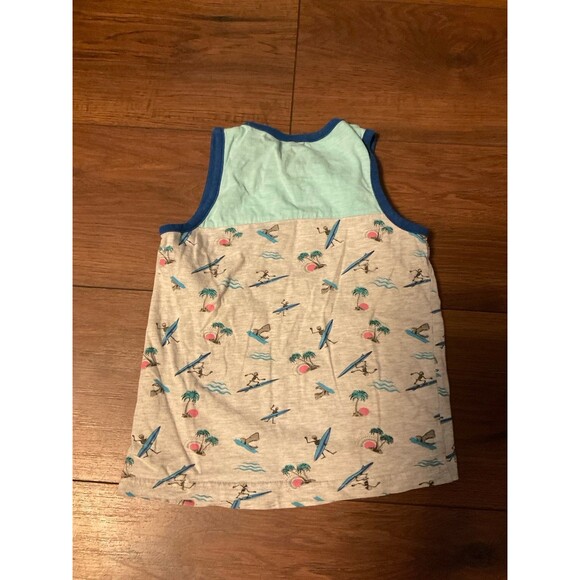 Copper denim boys tank top size 5 skeleton shark surf - Picture 3 of 3